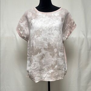 Pure Venice Pink Linen Top